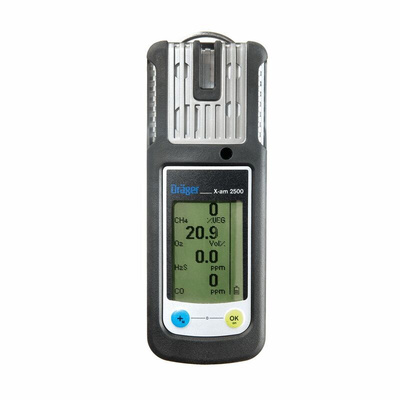 DRAEGER Portable Gas Detector for Carbon Monoxide, Hydrogen Sulphide, Methane, Oxygen Detection, ATEX Approved