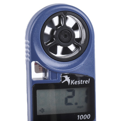 Kestrel KESTREL 1000 Rotary Vane Anemometer, 40m/s Max, Measures Air Velocity