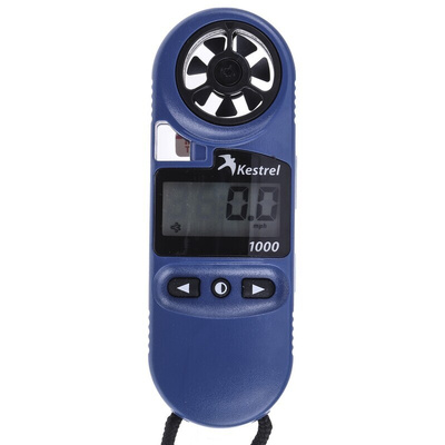 Kestrel KESTREL 1000 Rotary Vane Anemometer, 40m/s Max, Measures Air Velocity