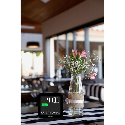 Orium Quaelis 14 CO2 Sensor for CO2, Humidity, Temperature, +50°C Max, 99%RH Max, Rechargeable Battery Via USB