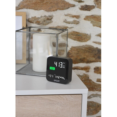 Orium Quaelis 14 CO2 Sensor for CO2, Humidity, Temperature, +50°C Max, 99%RH Max, Rechargeable Battery Via USB