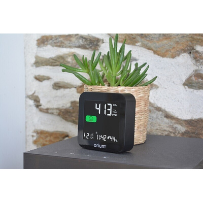 Orium Quaelis 14 CO2 Sensor for CO2, Humidity, Temperature, +50°C Max, 99%RH Max, Rechargeable Battery Via USB