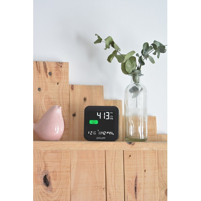 Orium Quaelis 14 CO2 Sensor for CO2, Humidity, Temperature, +50°C Max, 99%RH Max, Rechargeable Battery Via USB