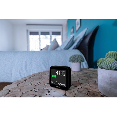 Orium Quaelis 14 CO2 Sensor for CO2, Humidity, Temperature, +50°C Max, 99%RH Max, Rechargeable Battery Via USB