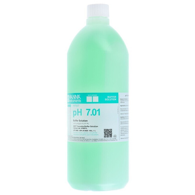 Hanna Instruments HI-7007/1L pH Buffer Solution, 1L Bottle, 7.01