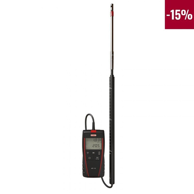 KIMO Hotwire Anemometer, 30m/s Max, Measures Air Flow, Air Velocity