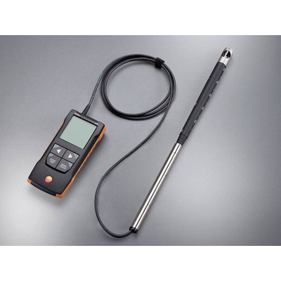 Testo 416 Telescopic Vane Anemometer, 40m/s Max, Measures Volume Air Flow