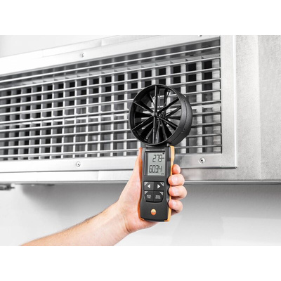 Testo 417 Vane Anemometer, 20m/s Max, Measures Volume Air Flow