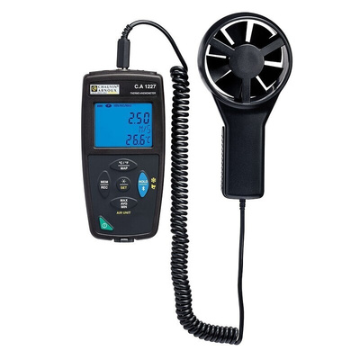Chauvin Arnoux CA 1227 Vane Anemometer, 35m/s Max