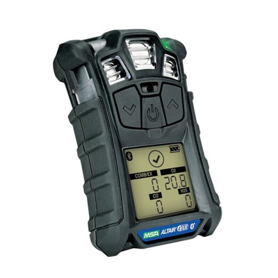 MSA Safety Gas Detector Gas Detector for Carbon Monoxide, Hydrogen Sulphide, Methane, Oxygen Detection, Audible Alarm,