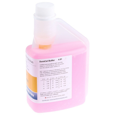 Burkert 418540 pH Buffer Solution, 500ml Bottle, 4.01