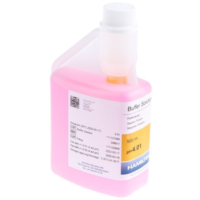 Burkert 418540 pH Buffer Solution, 500ml Bottle, 4.01