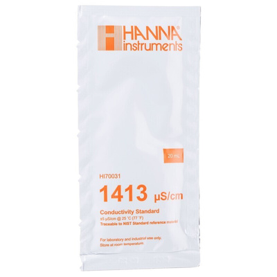 Hanna Instruments HI70031P Buffer Solution 1413μS/cm, 20ml Sachet