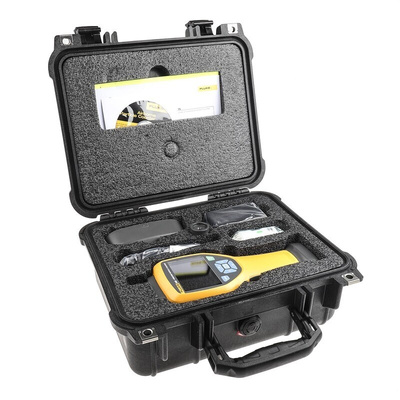 Fluke 985 Data Logging Air Quality Meter for Humidity, Temperature, +40°C Max, 95%RH Max, Battery, Mains-Powered