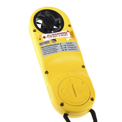 Kestrel 3500 Impeller Anemometer, 40m/s Max, Measures Air Velocity, Humidity, Temperature
