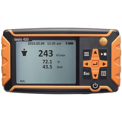 Testo Volume Flow Hood for Use with Testo 420 Series