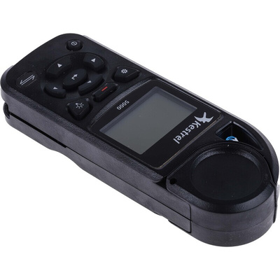Kestrel 0850BLK Impeller Anemometer, 40m/s Max, Measures Air Flow, Altitude, Density, Density Altitude, Dew Point,