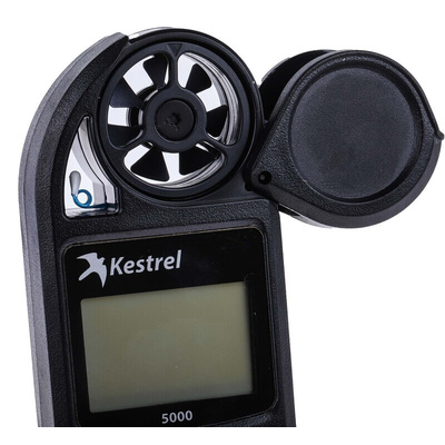 Kestrel 0850BLK Impeller Anemometer, 40m/s Max, Measures Air Flow, Altitude, Density, Density Altitude, Dew Point,