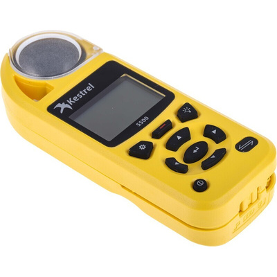 Kestrel 0855YEL Impeller Anemometer, 40m/s Max, Measures Air Flow, Altitude, Density, Density Altitude, Dew Point,