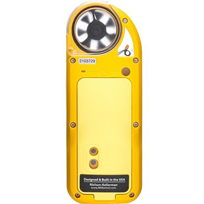 Kestrel 0855LVYEL Impeller Anemometer, 40m/s Max, Measures Air Flow, Altitude, Density, Density Altitude, Dew Point,