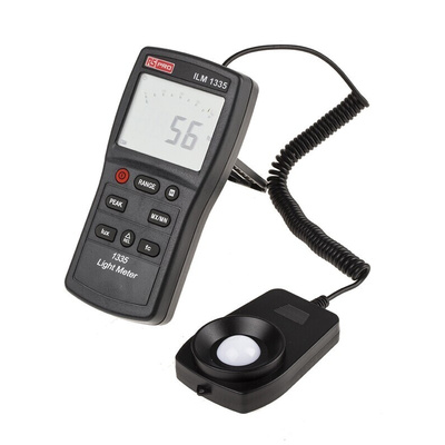 RS PRO ILM1335 Light Meter, 0lx to , ±3% rdg ±0.5% f.s