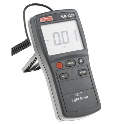 RS PRO ILM 1337 Light Meter, ±3 % ±5 Digits
