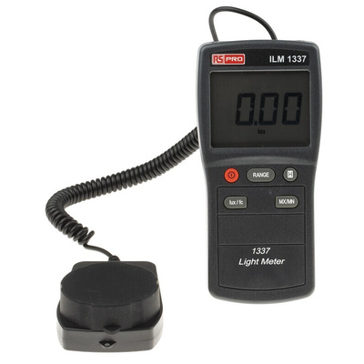 RS PRO ILM 1337 Light Meter, ±3 % ±5 Digits