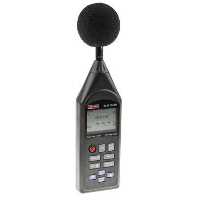 RS PRO ISO-TECH SLM1353M  Datalogging Sound Level Meter, 30dB to 130dB, 8kHz max