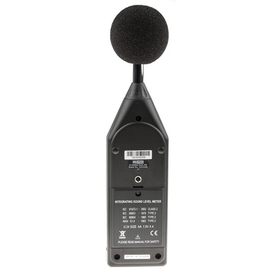 RS PRO ISO-TECH SLM1353M  Datalogging Sound Level Meter, 30dB to 130dB, 8kHz max
