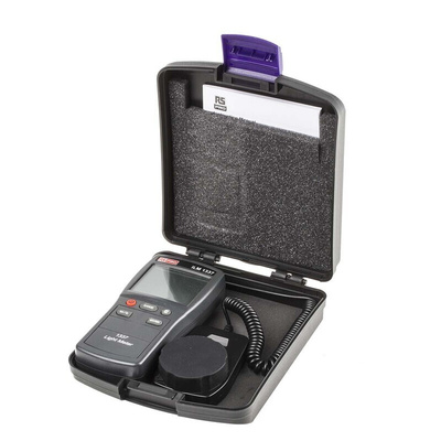 RS PRO ILM 1337 Light Meter, ±3 % ±5 Digits, With RS Calibration