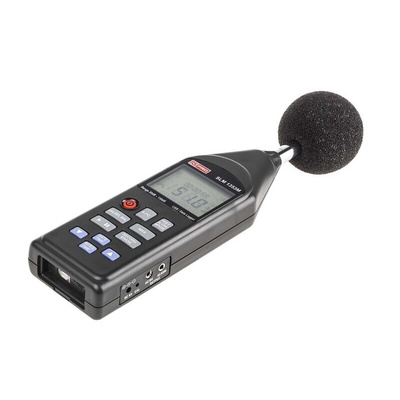 RS PRO ISO-TECH SLM1353M  Datalogging Sound Level Meter, 30dB to 130dB, 8kHz max with RS Calibration