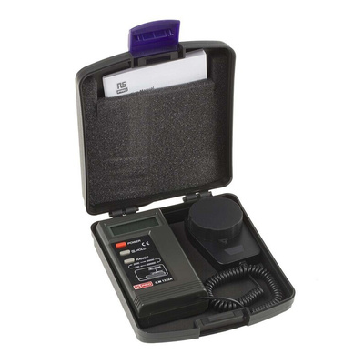 RS PRO ILM1332A Light Meter, 0.01lx to 200000lx, ±3 %, With RS Calibration