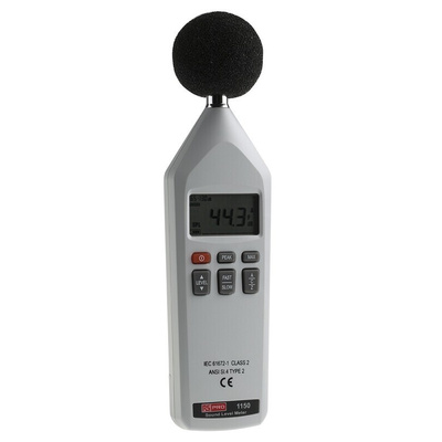 RS PRO Sound Level Meter, 30dB to 130dB, 8kHz max