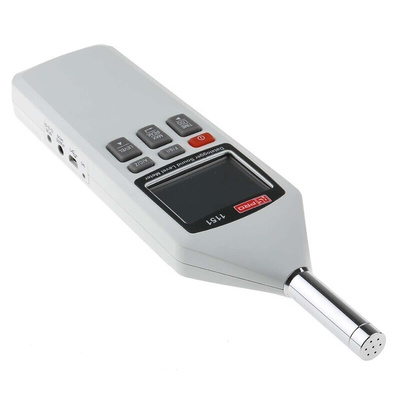 RS PRO  Datalogging Sound Level Meter, 30dB to 130dB, 8kHz max