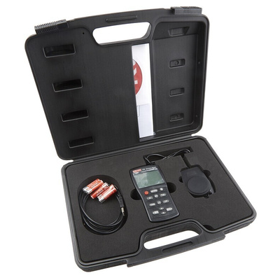 RS PRO Light Meter, 0.01 fc, 0.1 lx to 99990lx, ±0.02 (XY/800 lx % @ Standard Illuminant A Measured), ±3 (EV