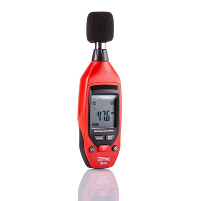 RS PRO RS-95 Sound Level Meter, 35dB to 130dB, 8kHz max