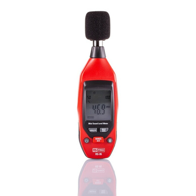 RS PRO RS-95 Sound Level Meter, 35dB to 130dB, 8kHz max