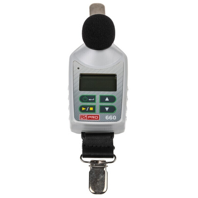 RS PRO RS-660  Datalogging Sound Level Meter, 70dB to 140dB, 8kHz max