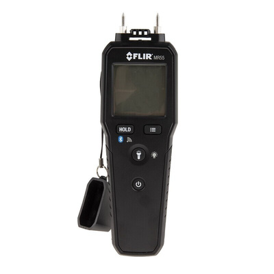 FLIR MR55 Moisture Meter, 60 °C, 99 % RH Max, ±1 (Temperature) °C, ±2 (Building Material) %, ±2 (Relative Humidity) %