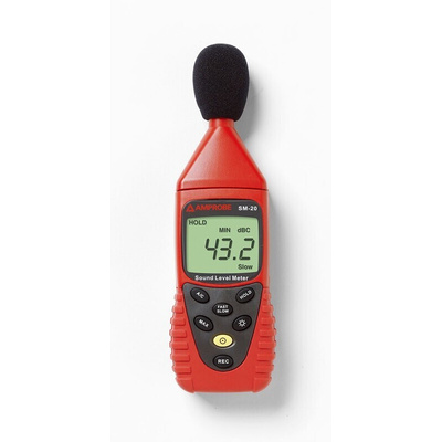 Beha-Amprobe SM-20-A  Datalogging Sound Level Meter, 30dB to 130dB, 8kHz max