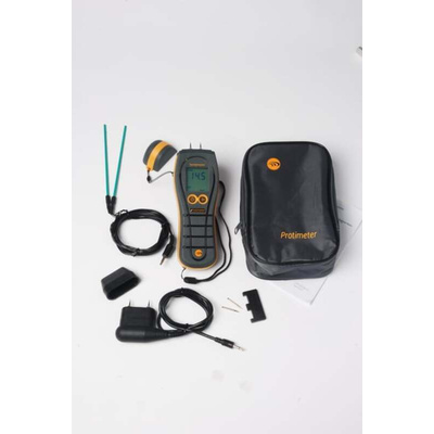 Protimeter BLD5365 Moisture Meter, 99 % RH Max, Backlit LCD Display, Battery-Powered