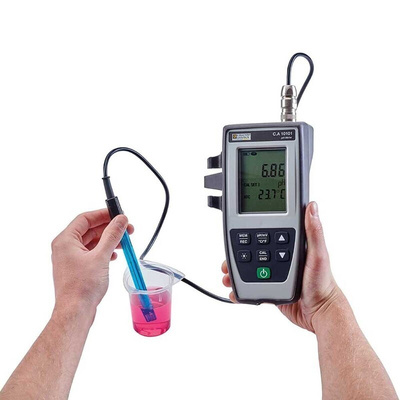 Chauvin Arnoux CA 10101 pH Meter, 0.01pH Resolution, 16pH Max, +120 °C Max