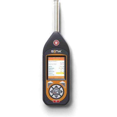 Castle 01GA242S Sound Level Meter, 25dB to 143dB, 8kHz max with RS Calibration