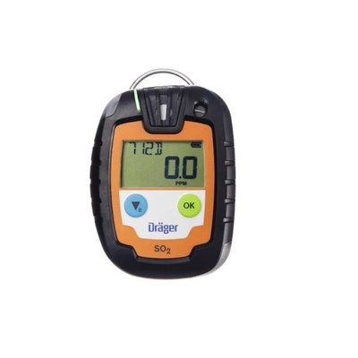 DRAEGER Portable Gas Detector for Sulphur Dioxide Detection, Audible Alarm, ATEX Approved