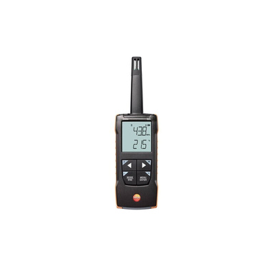 Testo 625 Thermohygrometer, 2.5 %RH Accuracy, +60°C Max, 100%RH Max