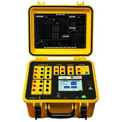 Chauvin Arnoux 1% Photovoltaic Tester, Li-Ion Rechargeable Battery 3000A ac 1000V