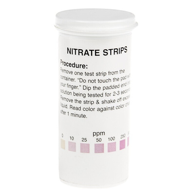 Single Parameter(s) Nitrate Test Strips, max. measurement 500ppm - 50 strips
