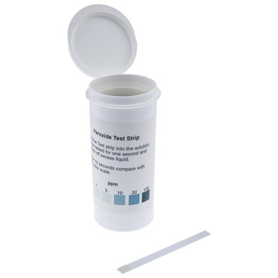 Single Parameter(s) Peroxide Test Strips, max. measurement 100ppm - 50 strips