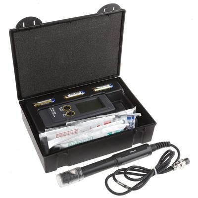 Hanna Instruments HI 991300 pH Meter, ±0.01pH Accuracy, 0.01pH Resolution, 16pH Max, +105 °C Max