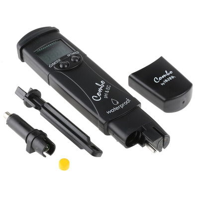 Hanna Instruments HI 98130 pH Meter, ±0.05pH Accuracy, 0.01pH Resolution, 14pH Max, +60 °C Max